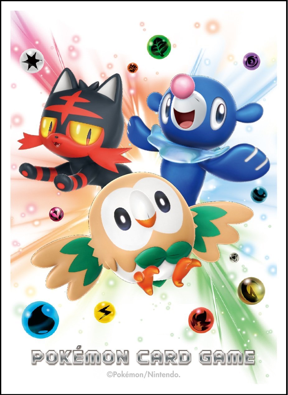 NEW ❤️ Pokemon Sun & Moon promotional rowlet nyabby popplio charm ornament Set ❤ 