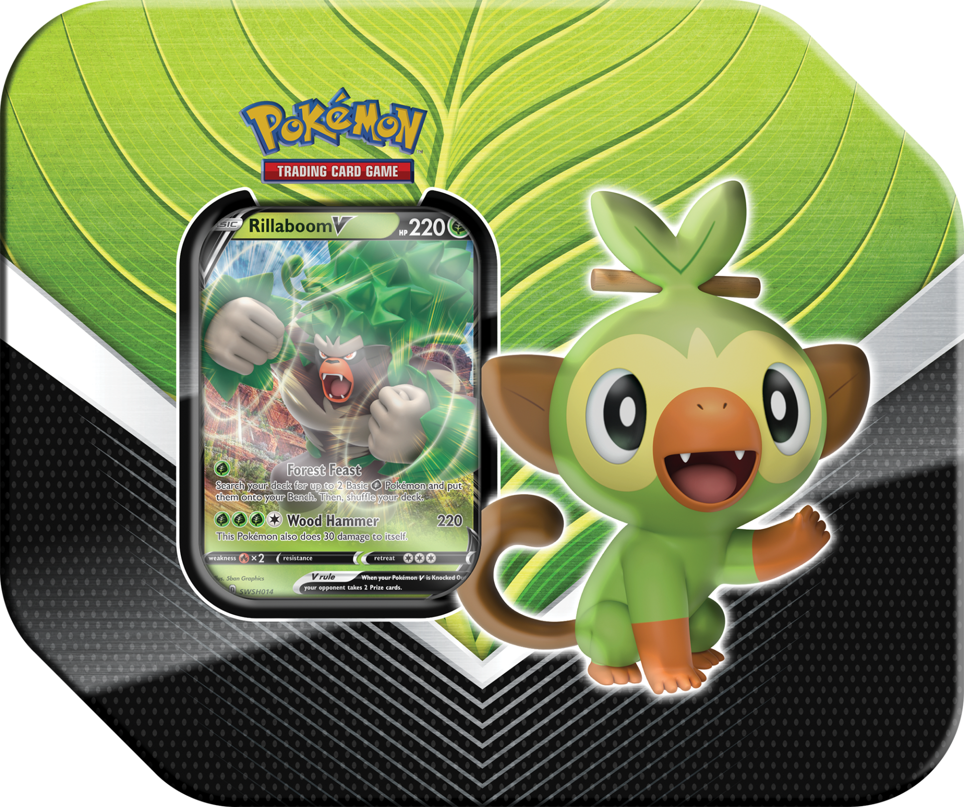 PTCGO Galar Partners Rillaboom V Code Same Day Email Delivery