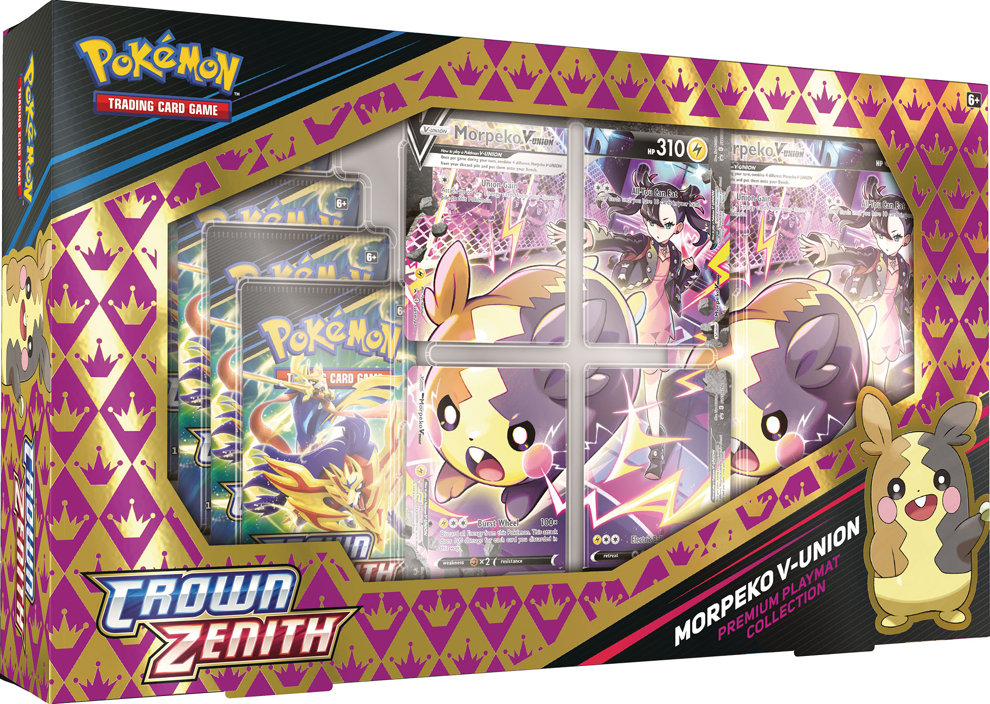 Pokemon Crown Zenith Premium Playmat Collection - Morpeko V-UNION