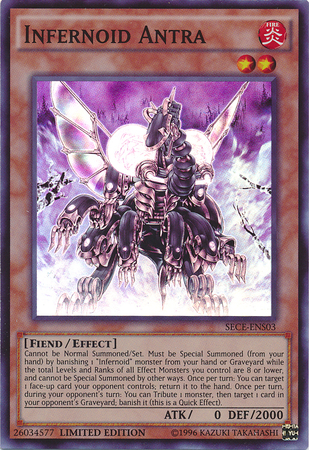 Infernoid Antra - SECE-ENS03 - Super Rare - Limited Edition