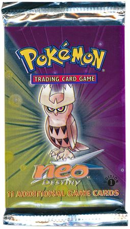 Neo Destiny 1st Edition Booster Pack - Noctowl Art