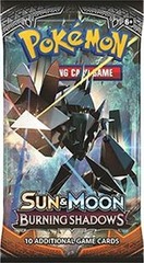 Pokemon Sun & Moon SM3 Burning Shadows Booster Pack -- Necrozma Pack Art
