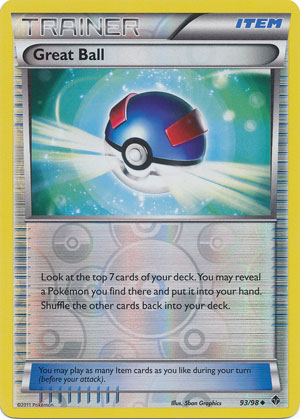 Great Ball - 93/98 - Uncommon - Reverse Holo