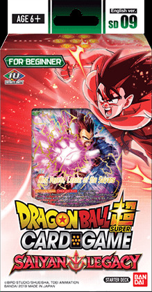 Dragon Ball Super Card Game Saiyan Legacy Starter Deck SD09 Bandai English 