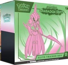 Pokemon SV4 Paradox Rift Elite Trainer Box - Iron Valiant (Green/Pink)