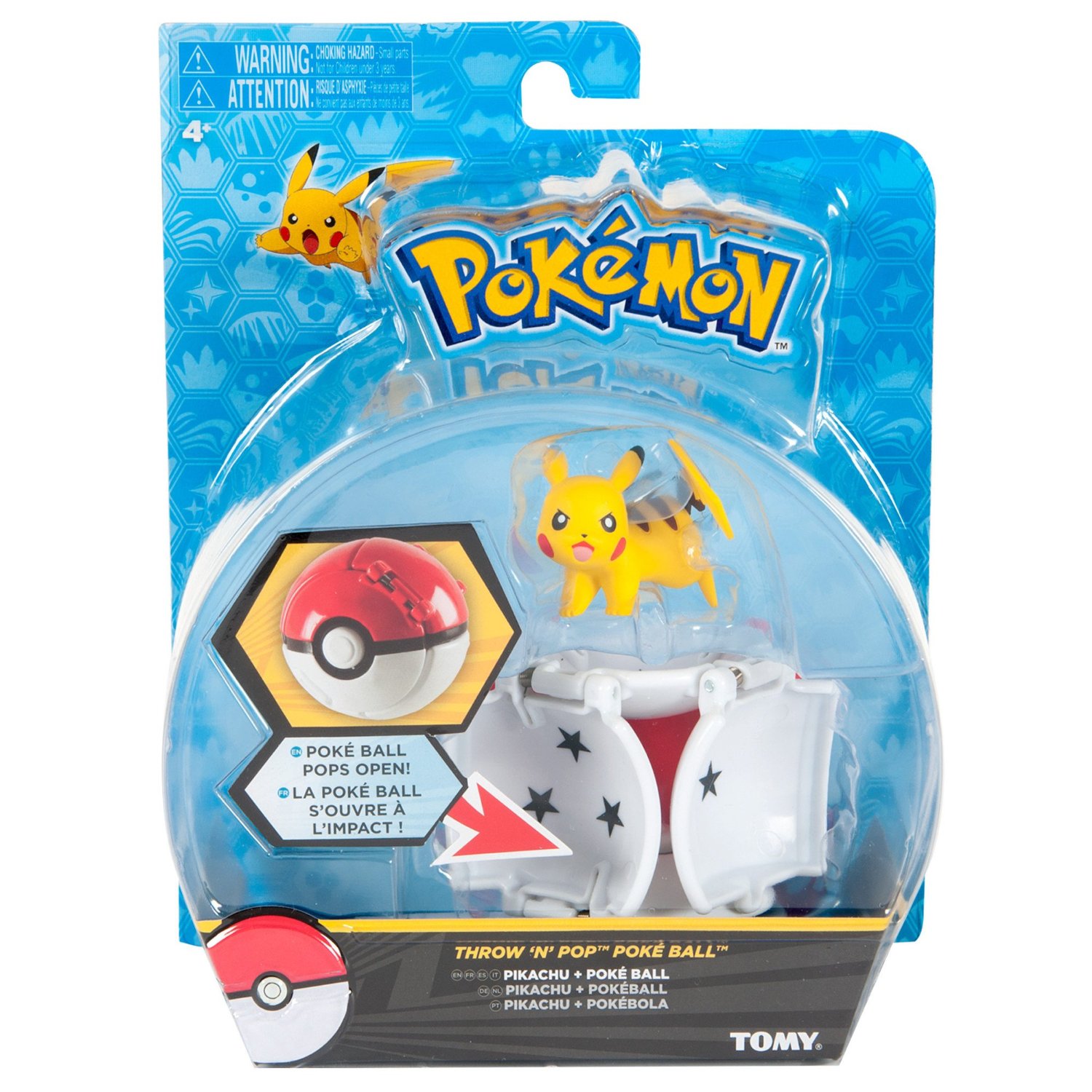 Pokemon Pikachu Throw N Pop Action Set - Pokemon Singles » Pokemon Pins, Badges, & Misc items - Collector's Cache