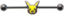 Pikachu 14-Gauge 1 3/8 Industrial Barbell