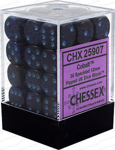 CHESSEX translucent 12mm SET OF 18 D6 ORANGE-WHITE DICE MTG WoW WARHAMMER