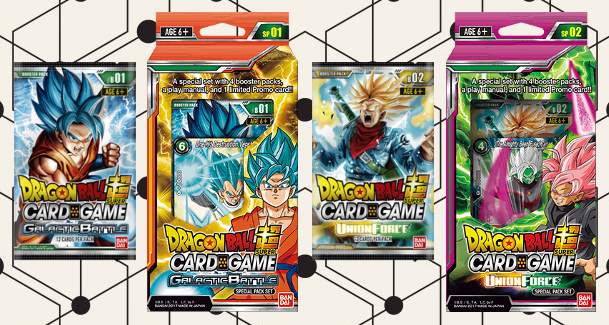 PANINI DRAGON BALL SUPER TRADING CARDS 1x blister per 5 BOOSTER 1 SPECIAL SCHEDA 
