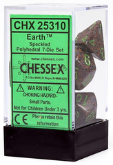 Chessex Dice CHX 25310 Speckled Polyhedral Earth Set of 7