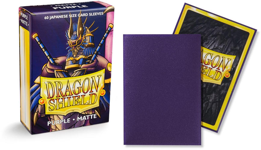 Dragon Shield Matte Japanese Mini Size Sleeves Purple 60ct