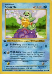 Squirtle - 63/102 - Common - 1st Edition