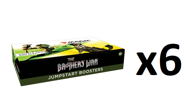 MTG The Brothers War JUMPSTART Booster CASE (6 JUMPSTART Boxes)