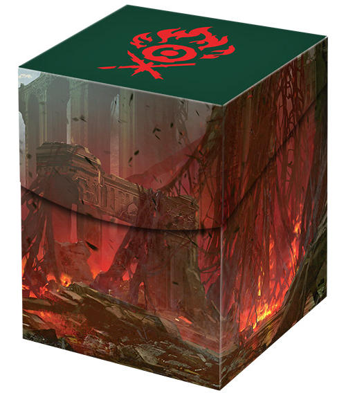 Ultra Pro Magic The Gathering MTG RAVNICA DECK CARD BOX 100 Gruul Clans GUILDS 