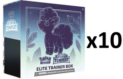 Pokemon SWSH12 Silver Tempest Elite Trainer Box CASE (10 ETBs)