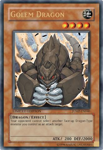 Golem Dragon Ultra Rare Holo JUMP-EN040