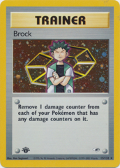 Brock - 15/132 Holo Rare - 1st Edition