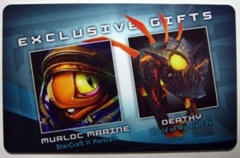 2010 Blizzcon World of Warcraft Anaheim Exclusive Deathy Pet Loot Code Card