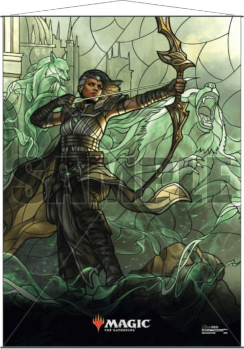 Ultra Pro Magic the Gathering Planeswalkers Stained Glass Wall Scroll - Vivien