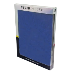 Ultra Pro Vivid DELUXE 12-Pocket Zippered PRO-Binder - Blue