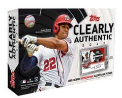 2022 Topps Clearly Authentic MLB Baseball Hobby Box