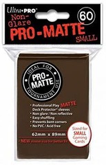 Ultra Pro Small Size PRO-MATTE Sleeves - Brown - 60ct