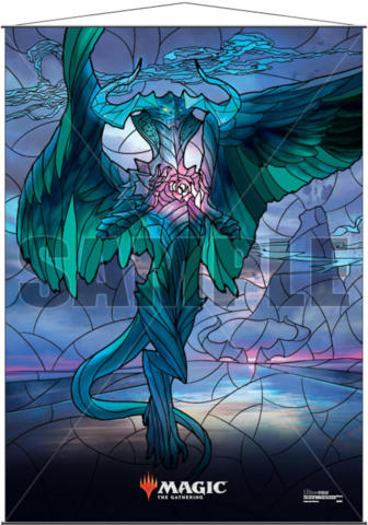 Stained Glass Planeswalkers Wall Scroll Gideon for Magic The Gathering for sale online