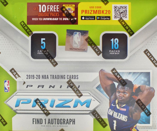 2019 20 Panini Prizm Nba Basketball Fast Break Box Sports Cards