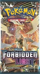 Pokemon Sun & Moon SM6 Forbidden Light Booster Pack -- Ultra Necrozma Pack Art