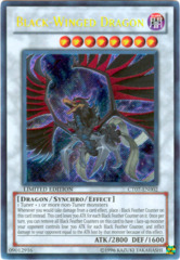 Black-Winged Dragon Promo Card Secret Rare CT07-EN002