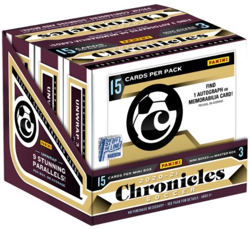 2020-21 Panini Chronicles Soccer Hobby Box FOTL (First Off The Line)