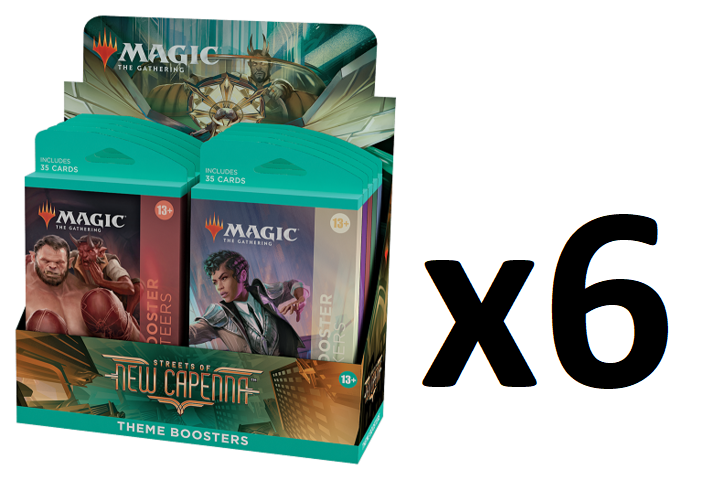 MTG Streets of New Capenna THEME Booster CASE (6 THEME Boxes)
