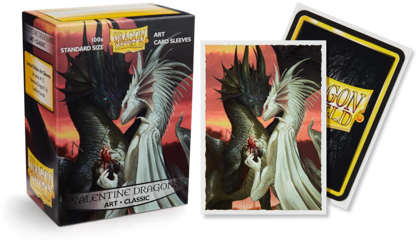 Dragon Shield Art Sleeves Classic Valentine Dragons