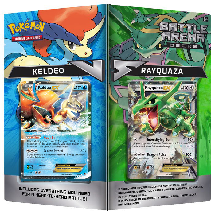 Rayquaza vs Keldeo Code Card Fast Email! Pokemon Battle Arena Decks