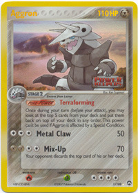 Pokemon EX Power Keepers Booster Pack Aggron Artwork for sale online 