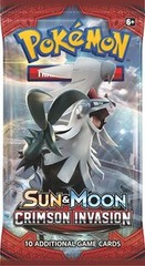 Pokemon Sun & Moon SM4 Crimson Invasion Booster Pack -- Silvally Pack Art