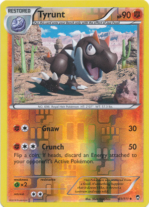 FREE SHIPPING! Pokemon Card Furious Fists Reverse Holo Mountain Ring 97/111