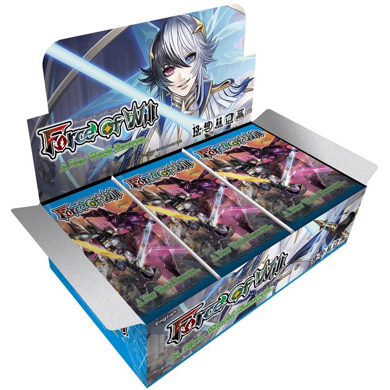 Force of Will Hero Cluster Set 1 A New World Emerges Booster Box