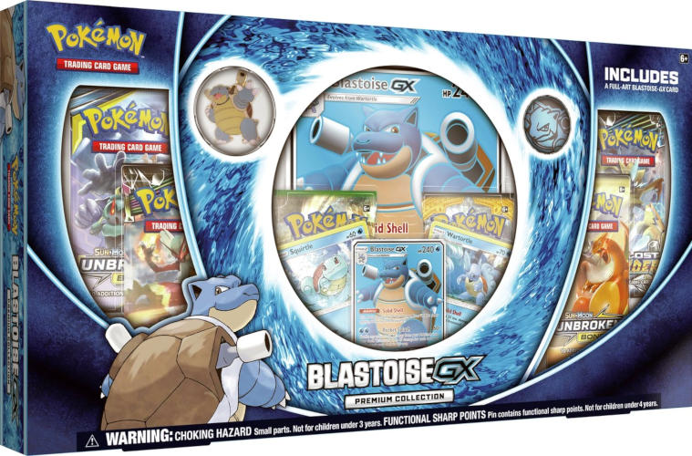 Pokemon Blastoise GX Premium Collection Box