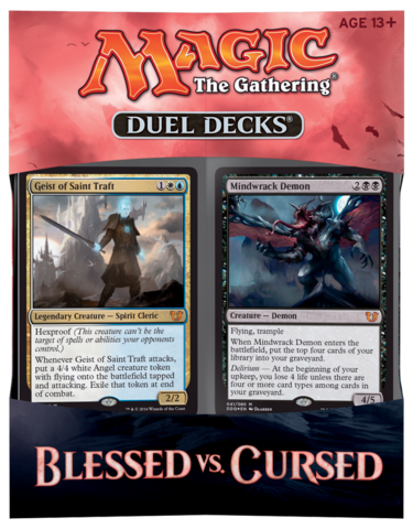 Duel Decks Blessed VS Cursed for sale online Wizards of The Coast MTG Magic Gathering 