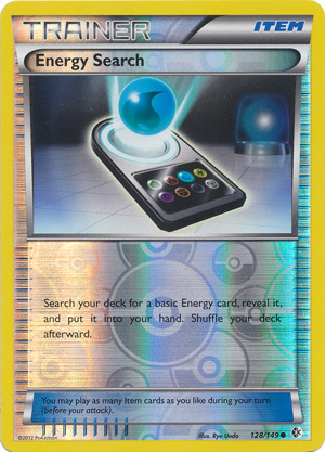 Energy Search - 128/149 - Common - Reverse Holo