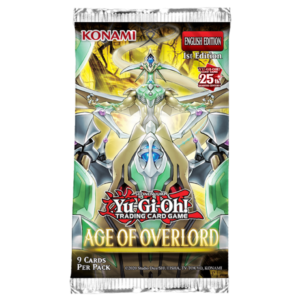 Yu-Gi-Oh Age of Overlord 1st Edition Booster Pack