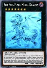 Red-Eyes Flare Metal Dragon - CORE-EN054 - Ghost Rare - Unlimited Edition