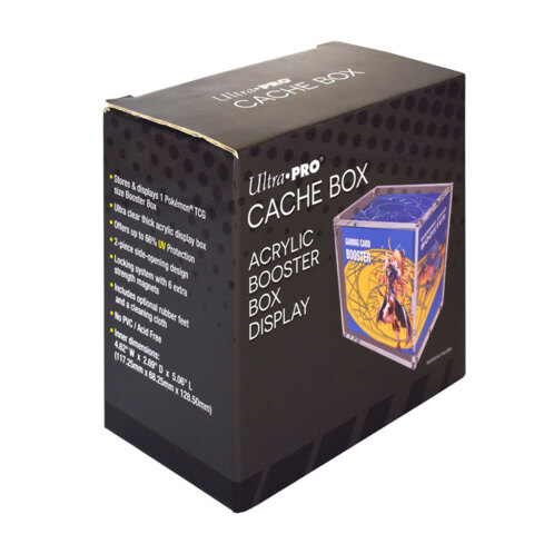 Ultra Pro CACHE BOX - Acrylic Booster Box Display CASE - 24ct