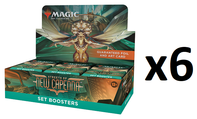 MTG Streets of New Capenna SET Booster CASE (6 SET Boxes)