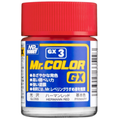 Mr Hobby - Mr Color GX White GX3 Hermann Red