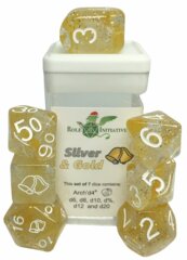 Role 4 Initiative - Holi-dice Silver and Gold 7pc