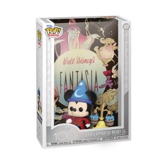 Pop! Movie Poster - Walt Disneys Fantasia - Sorcerers Apprentice Mickey with Broom