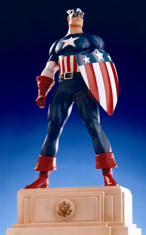 Marvel Limited - Captain America Statue - Randy Bowen