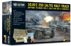 Bolt Action - Sd.Kfz 250 (Alte) Half-Track (Options To Make 250/1, 250/9 Or 250/11 Variants)